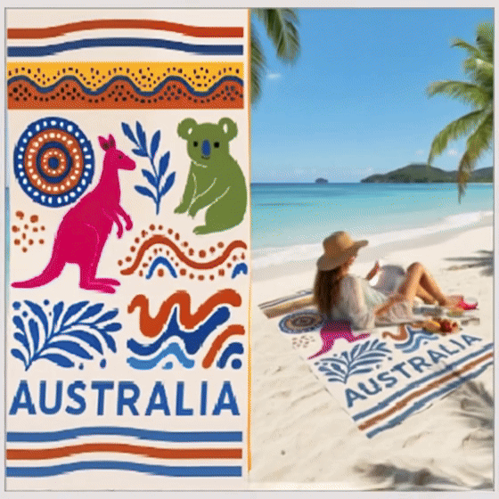 Large Beach Towel - Bath Towel %100 Cotton, Absorbent- Premium Quality